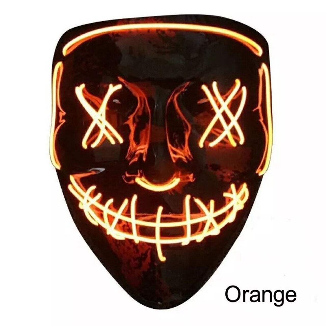 Kitcheniva Halloween Purge Rave Party Light Up Stitches Scary LED Mask